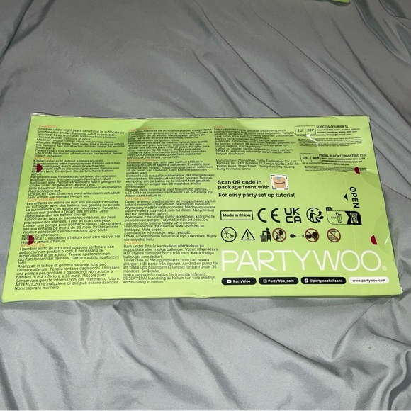 Party Woo Chrome Gold Latex Balloons Wedding Birthday Party 18in 12in 10in New - Picture 16 of 16